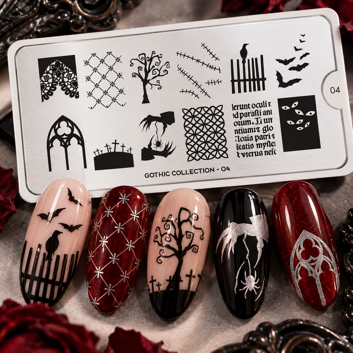 MoYou-London Schablone Gothic 04