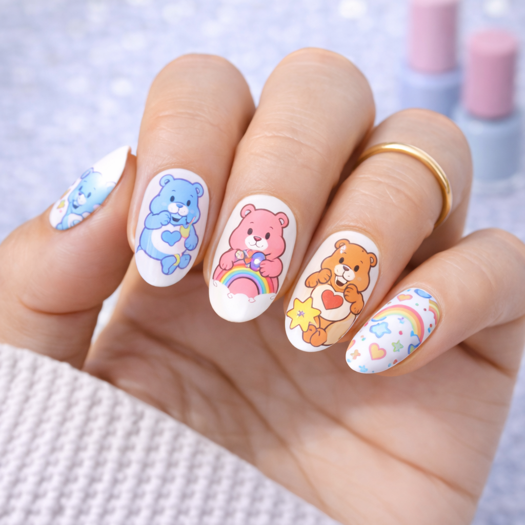 MoYou-London Stamping Schablone Care Bears Magic 03