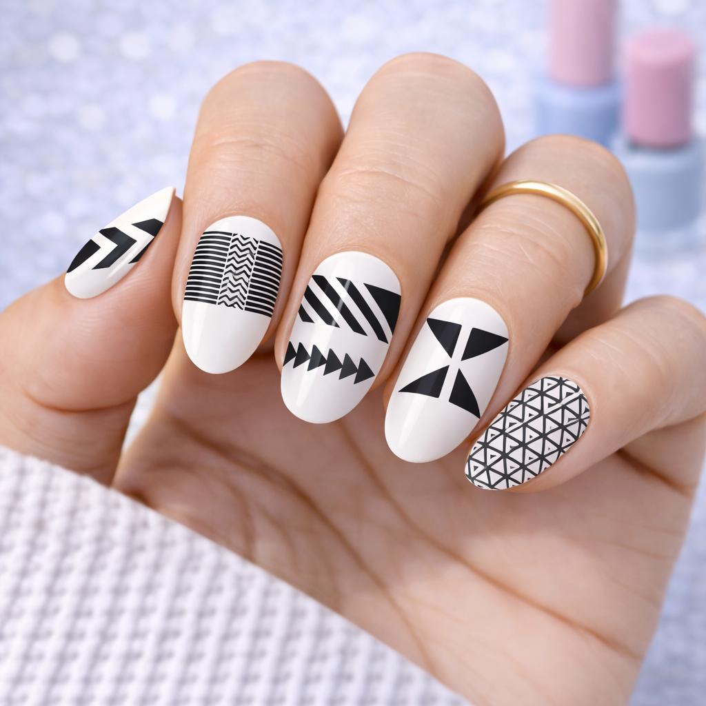 MoYou-London Stamping Schablone Holy Shapes 06