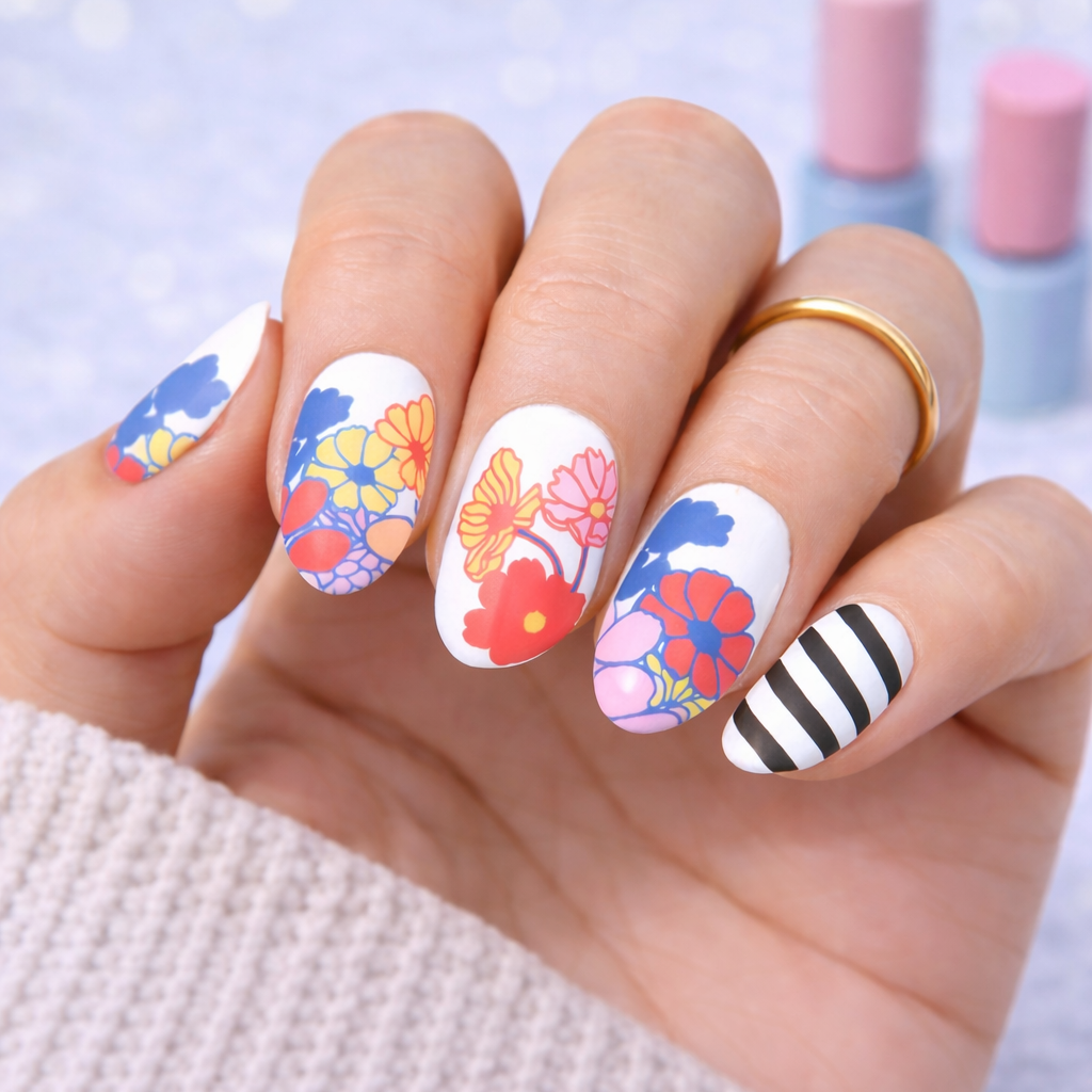 MoYou-London Schablone Flower Power 20