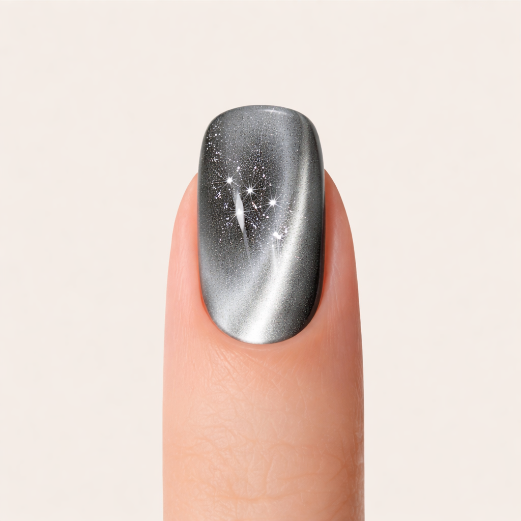 Shellac UV/LED-Lack Magic Cat Eye Silvershine -L561-