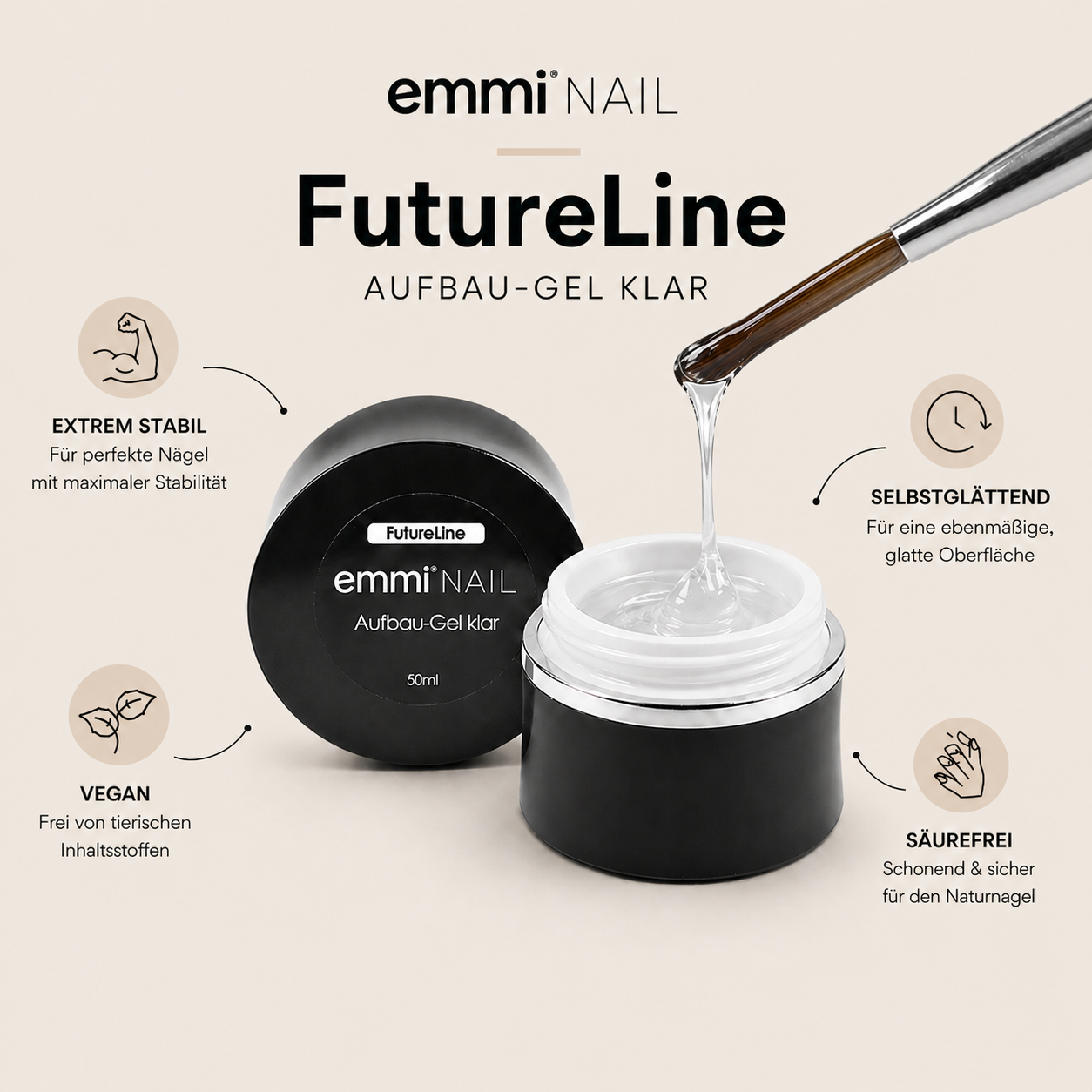 Futureline Aufbaugel klar