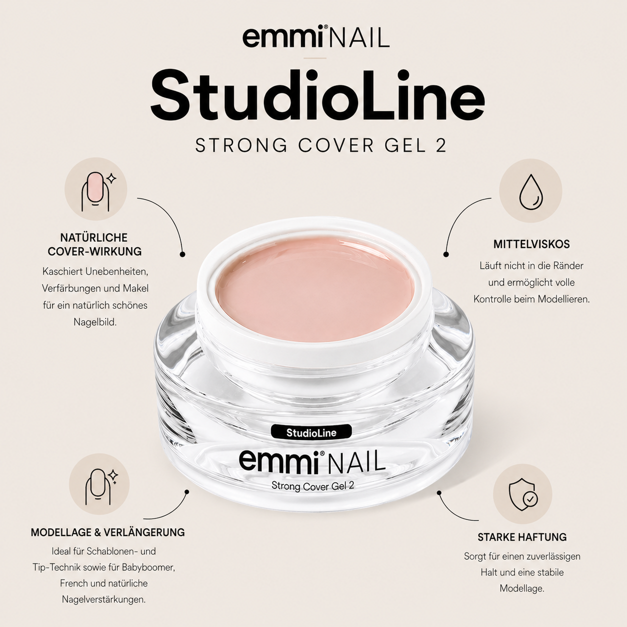 Emmi-Nail Studioline Strong Cover Gel 2