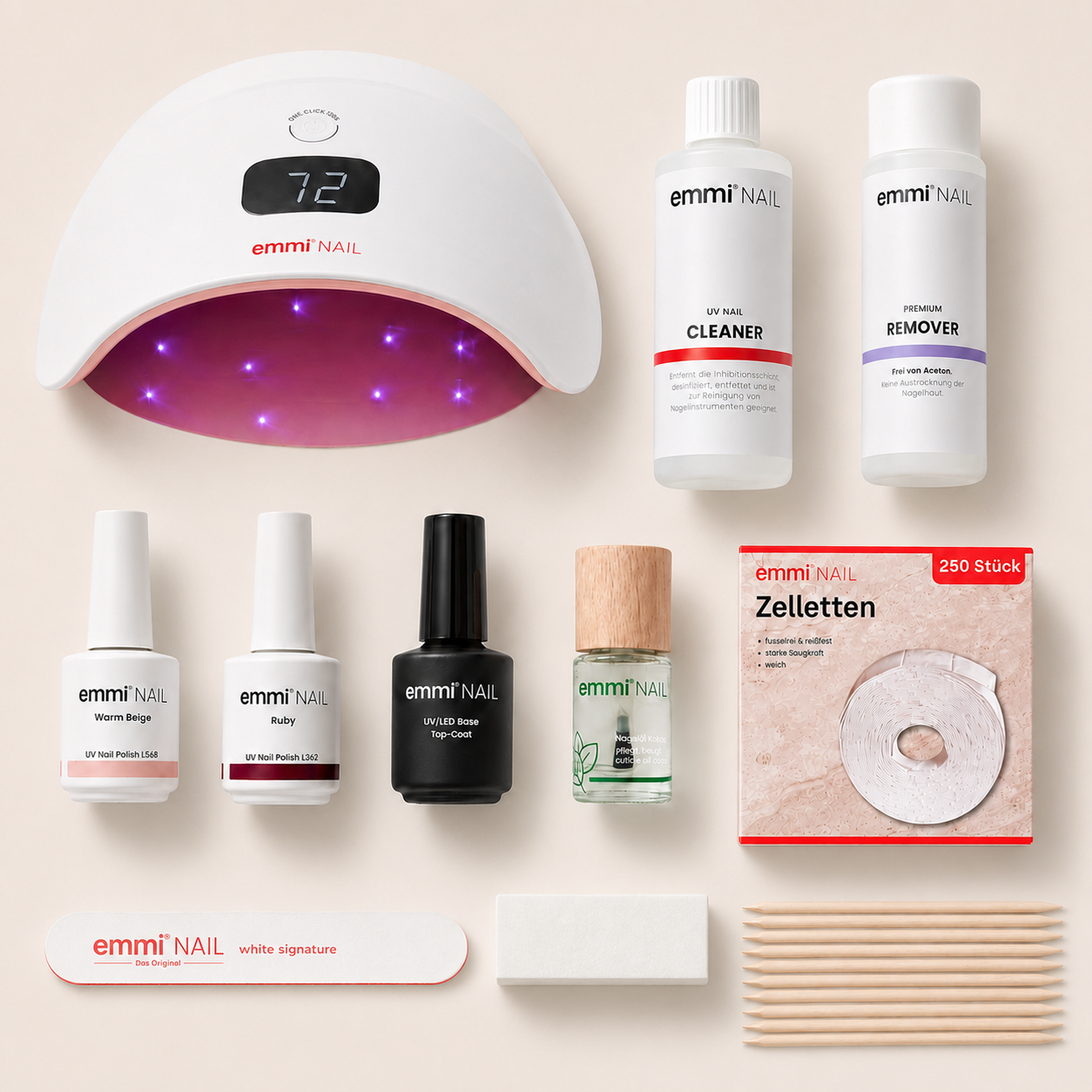 Starter Set 2x UV Nagellack und LED Lampe