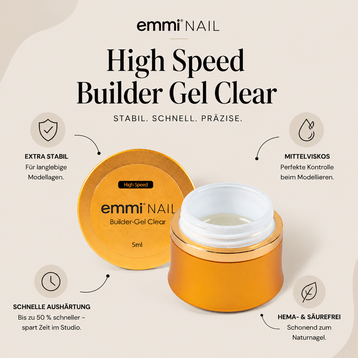 High-Speed Builder-Gel clear