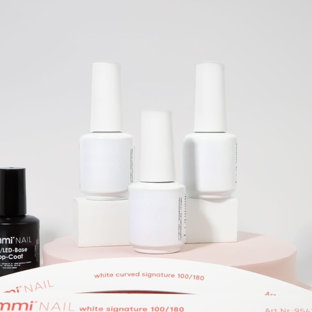 Starter Set 3x UV Farblack und Lampe Seashell