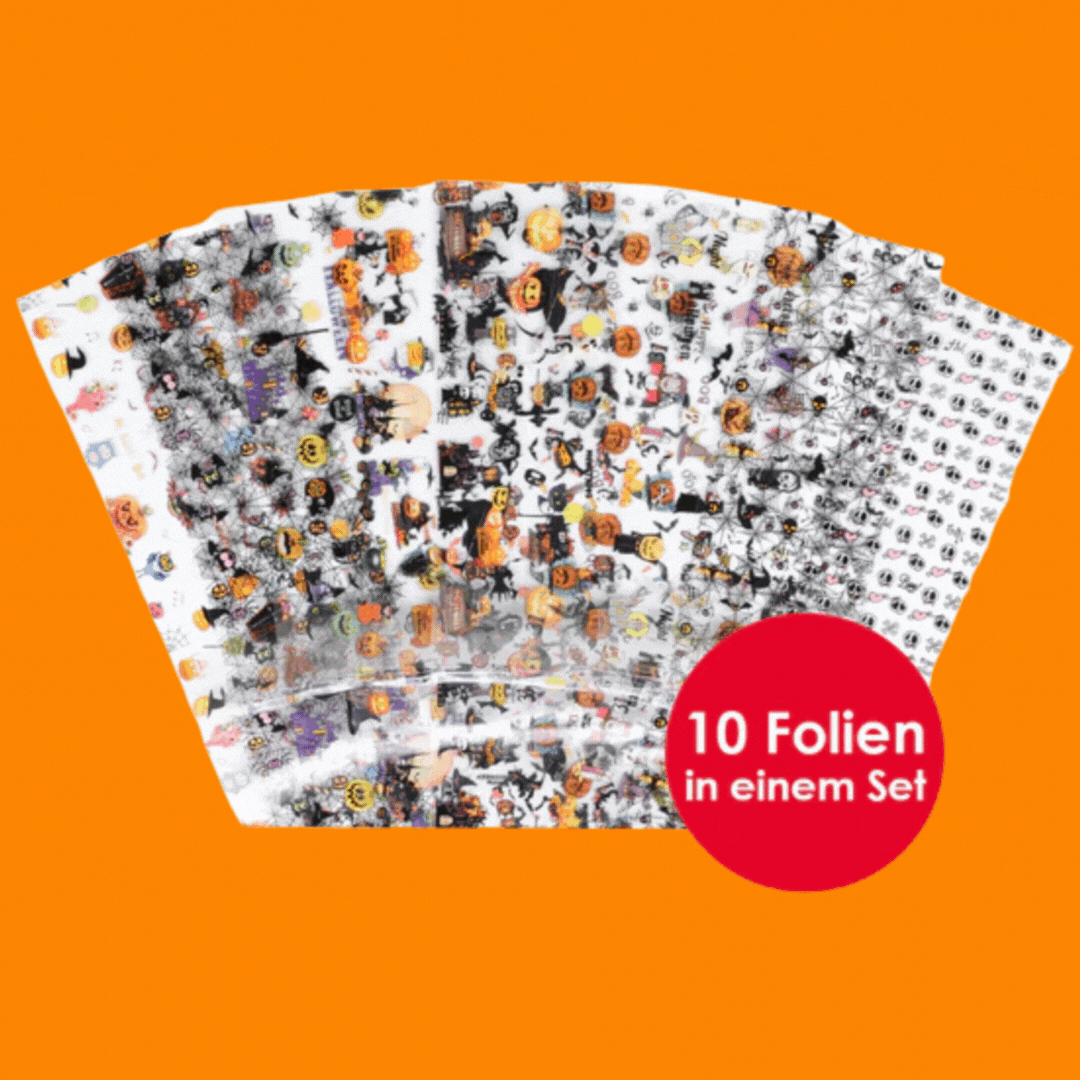 Feuilles de transfert Emmi-Nail Édition Halloween