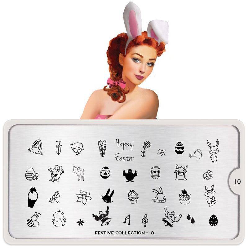 MoYou-London Schablone Festive 10