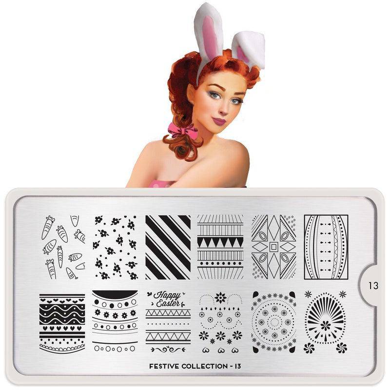 MoYou-London Schablone Festive 13