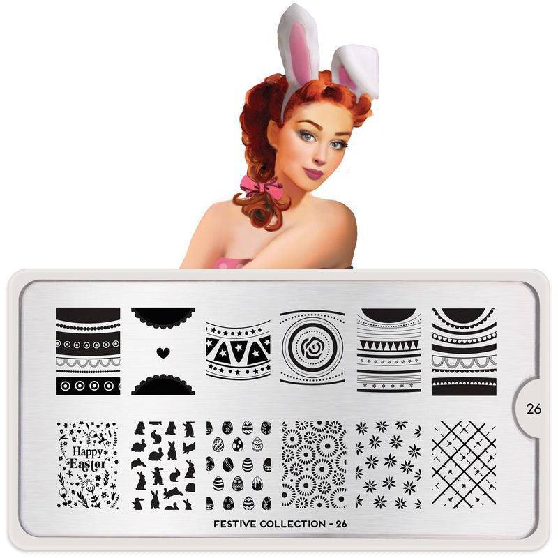 MoYou-London Schablone Festive 26