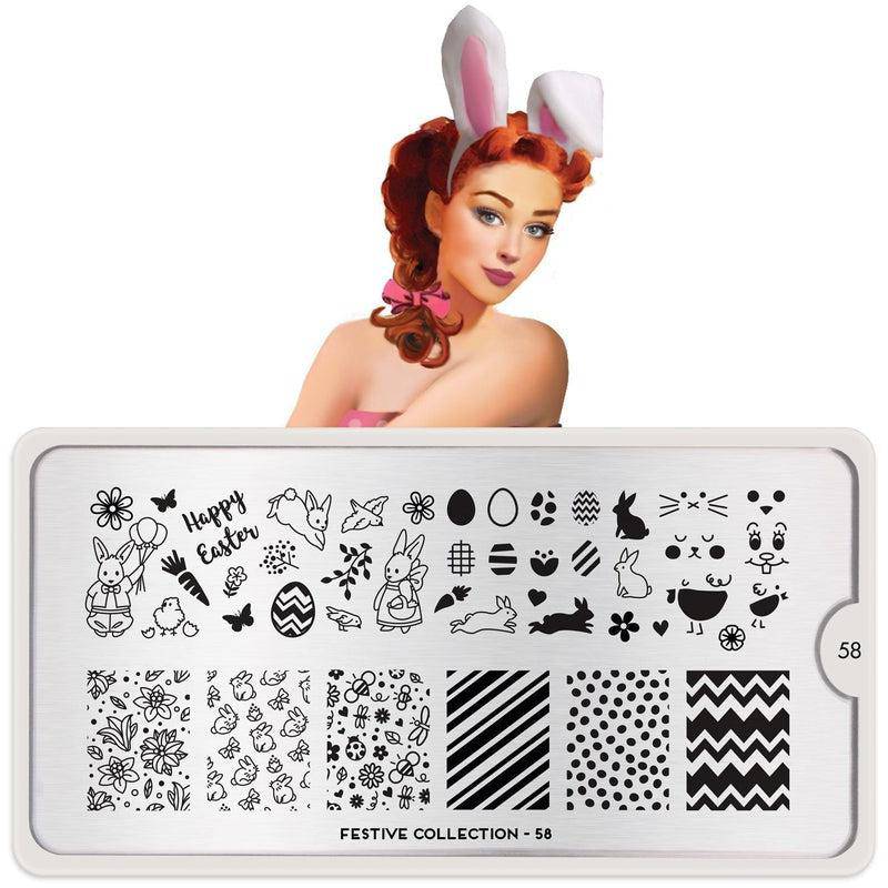 MoYou-London Schablone Festive 58