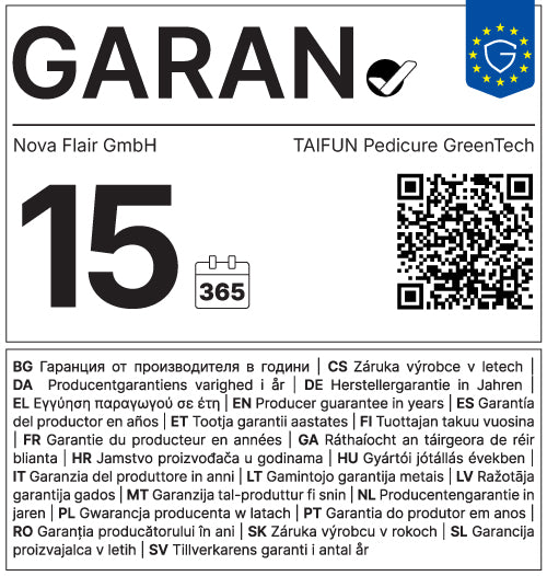 Aspiration professionnelle Taifun Pédicure Greentech