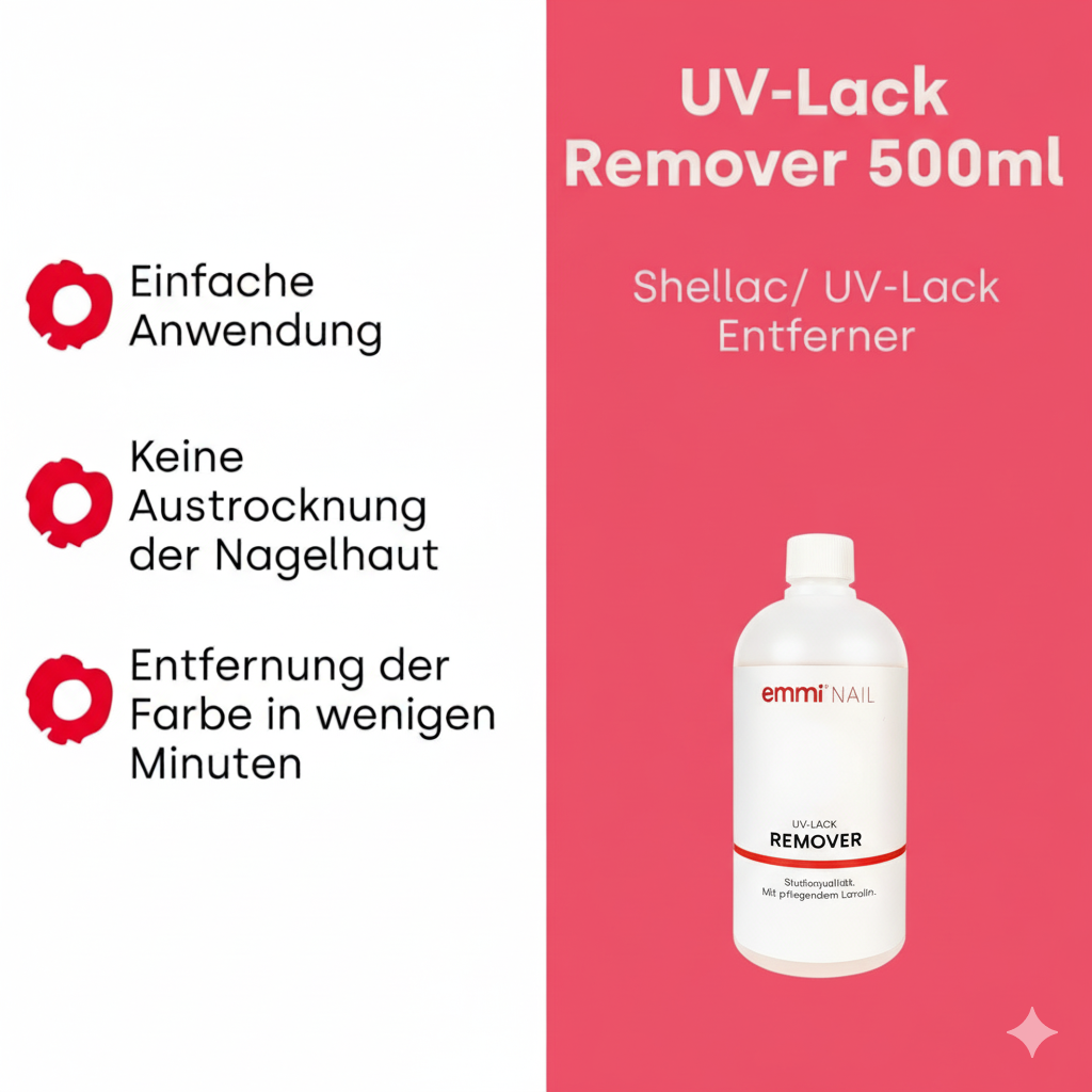 Shellac / UV-Lack Remover *Studioqualität* 500ml