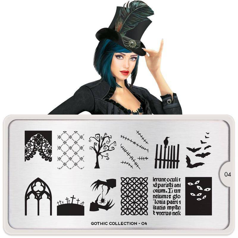 MoYou-London Schablone Gothic 04