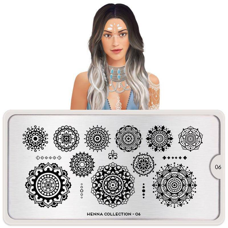 MoYou-London Schablone Henna 06