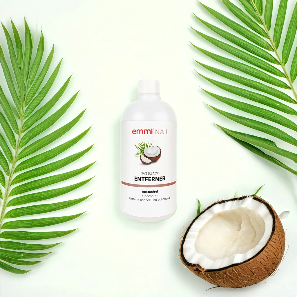 Dissolvant pour vernis à ongles sans acétone à la noix de coco 500 ml