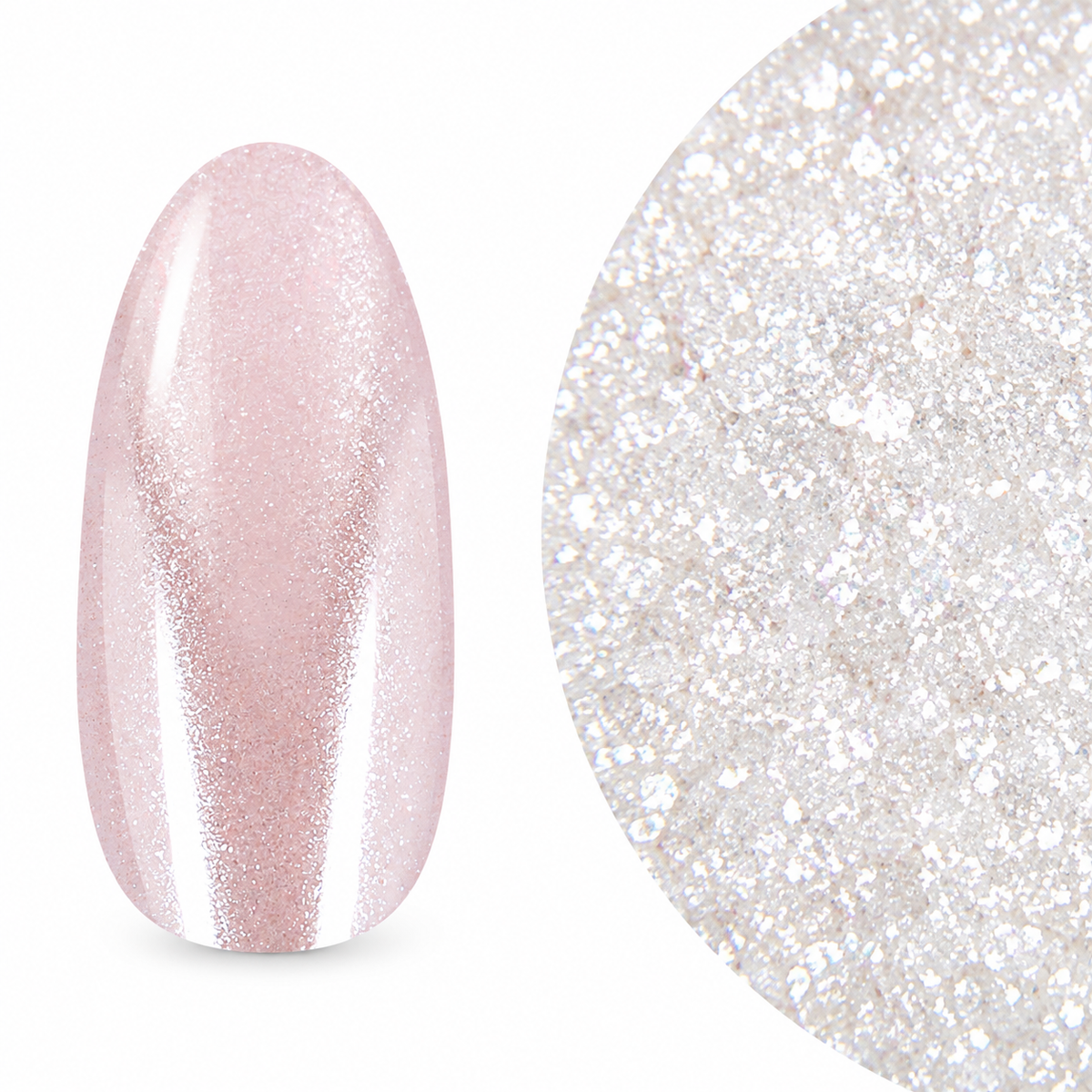 Emmi-Chrome Effekt Powder Silver White 2g