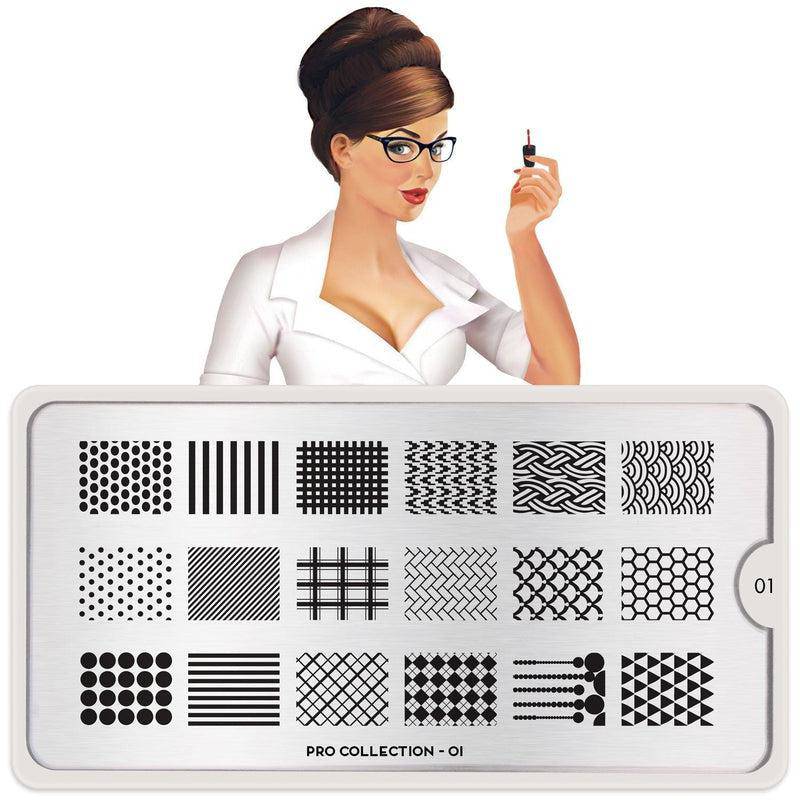 MoYou-London Stamping Schablone Pro 01