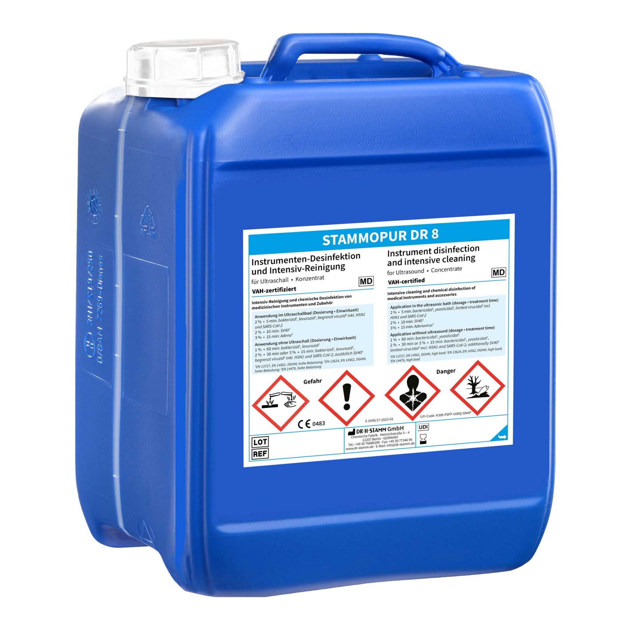 STAMMOPUR DR 8 - Reinigung & Desinfektion