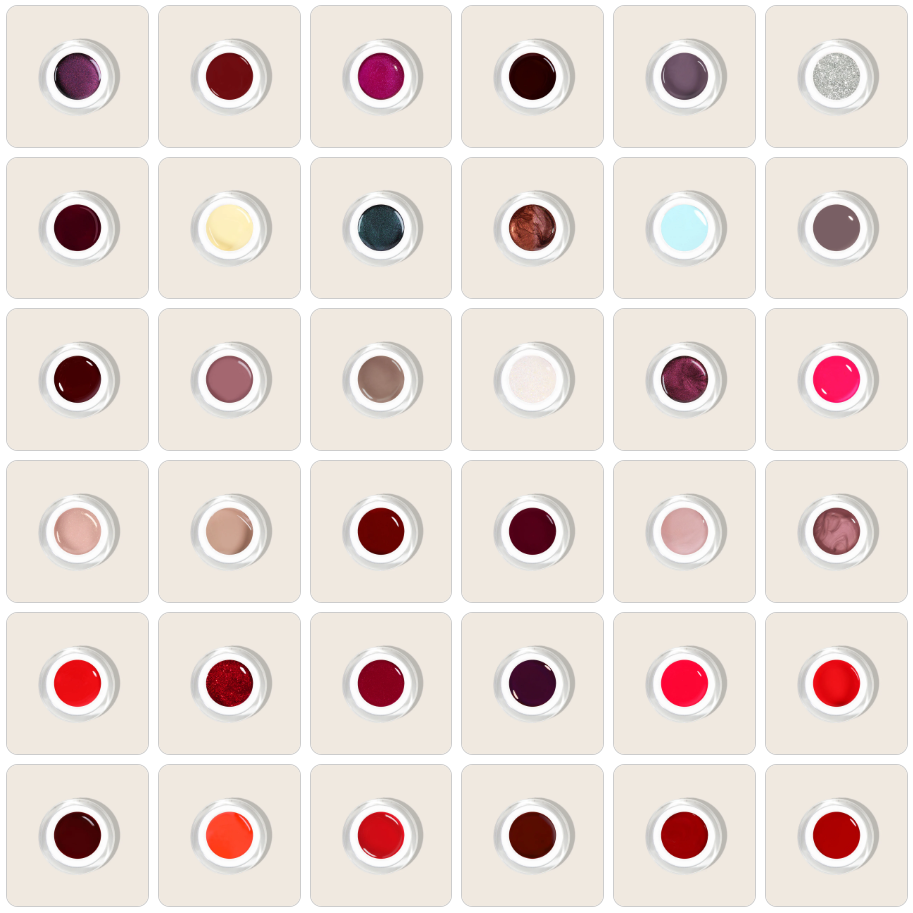 Top 50 Farbgel Set – Bestsellerfarben