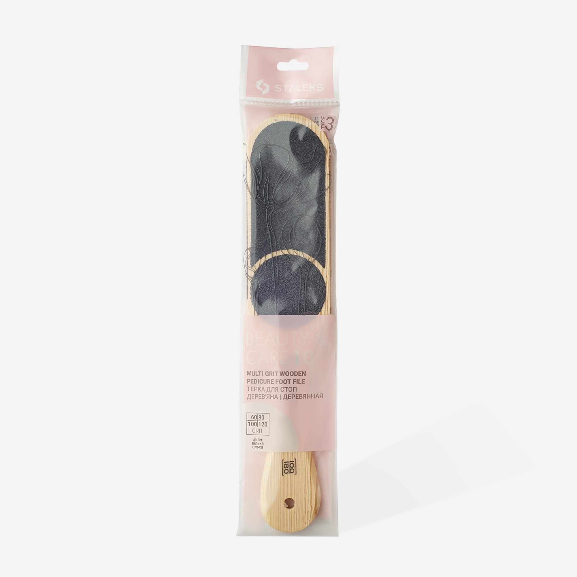 Staleks Holzpediküre-Fußfeile BEAUTY & CARE 10 Typ 3