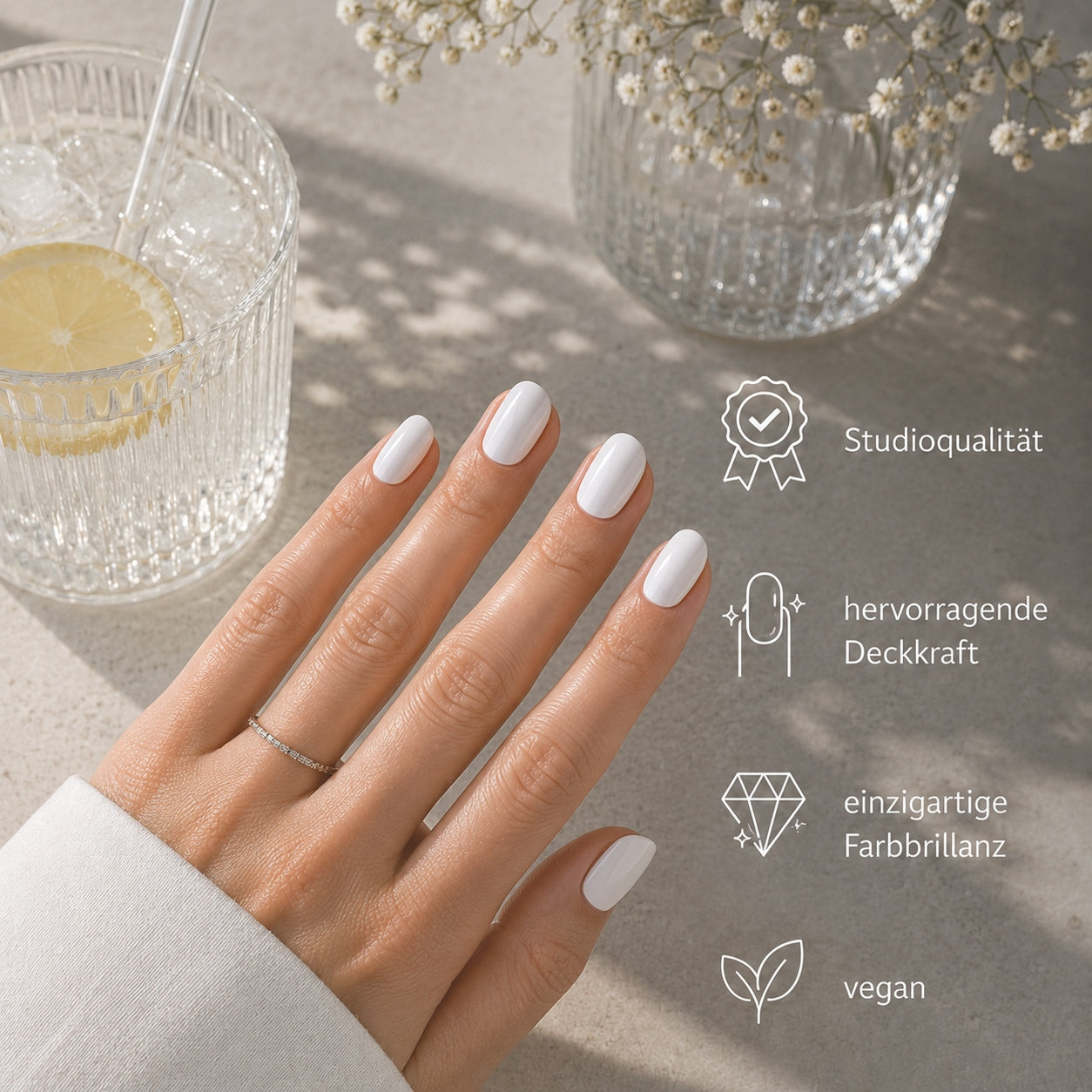 Emmi-Nail Farbgel Milky White 5ml -F417-