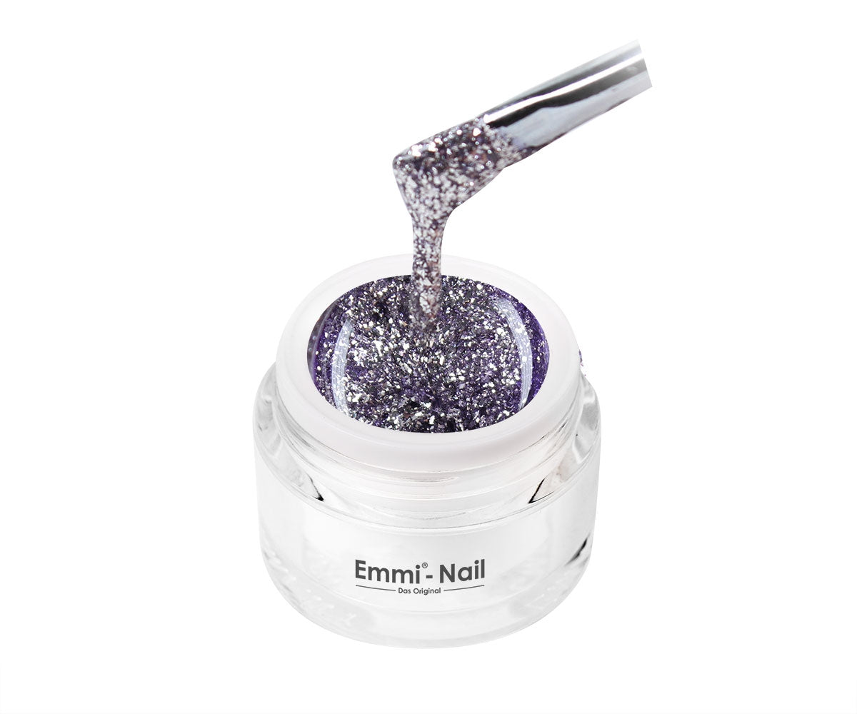 Emmi-Nail Farbgel Sparkling Silver 5ml -F146-