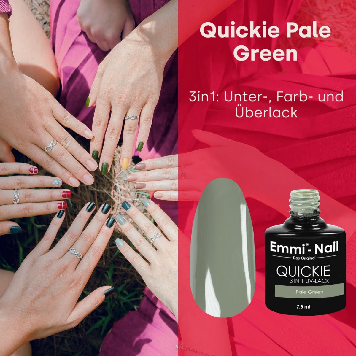 Emmi-Nail Quickie Pale Green 3in1 -L043-