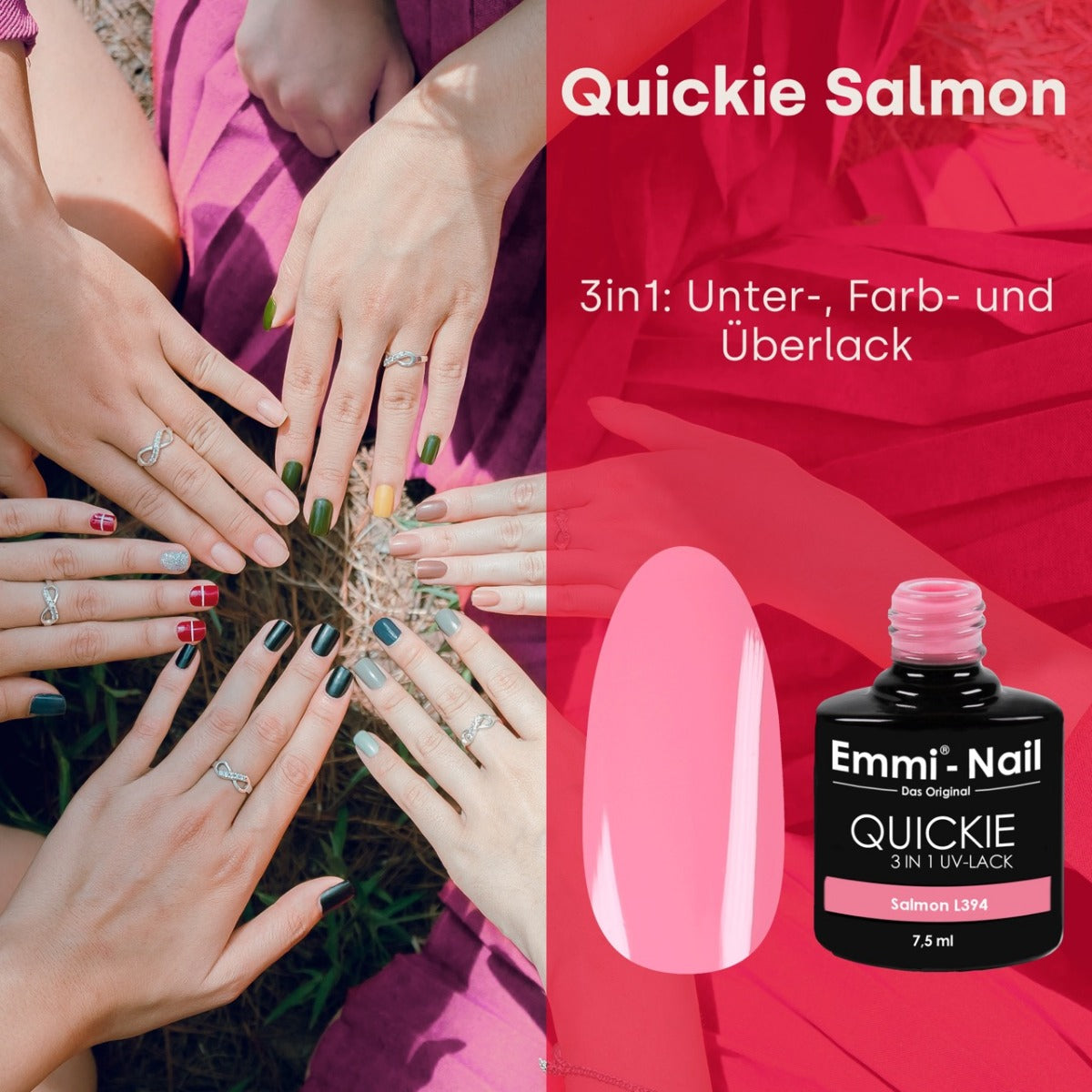 Emmi-Nail Quickie Salmon 3in1 -L394-