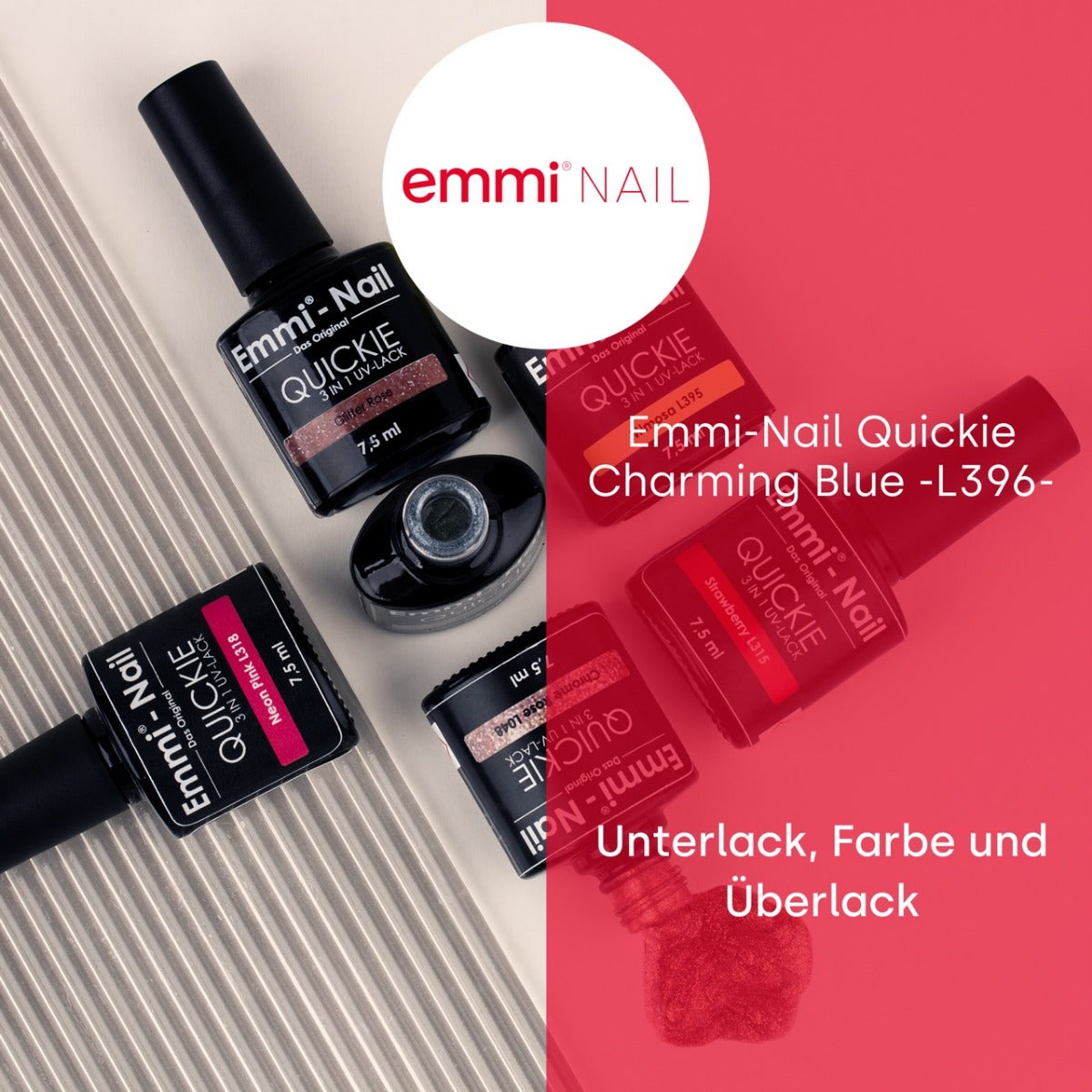 Emmi-Nail Quickie Charming Blue 3in1 -L396-
