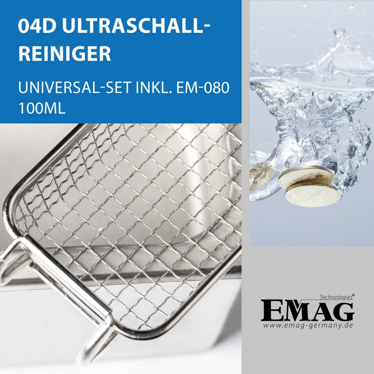 Ultraschallreiniger 0,6L Emmi-04D