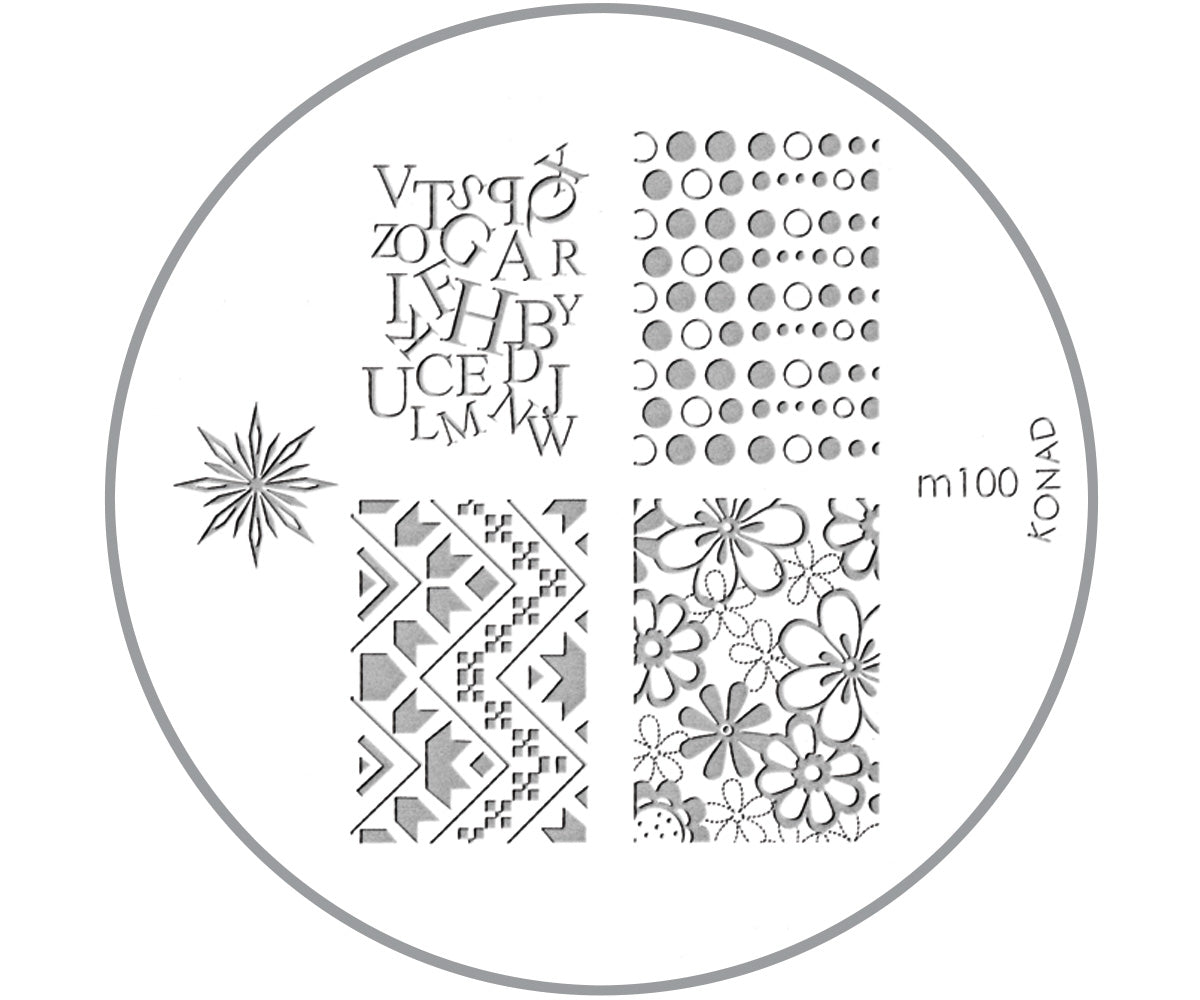 Konad-Schablone M100