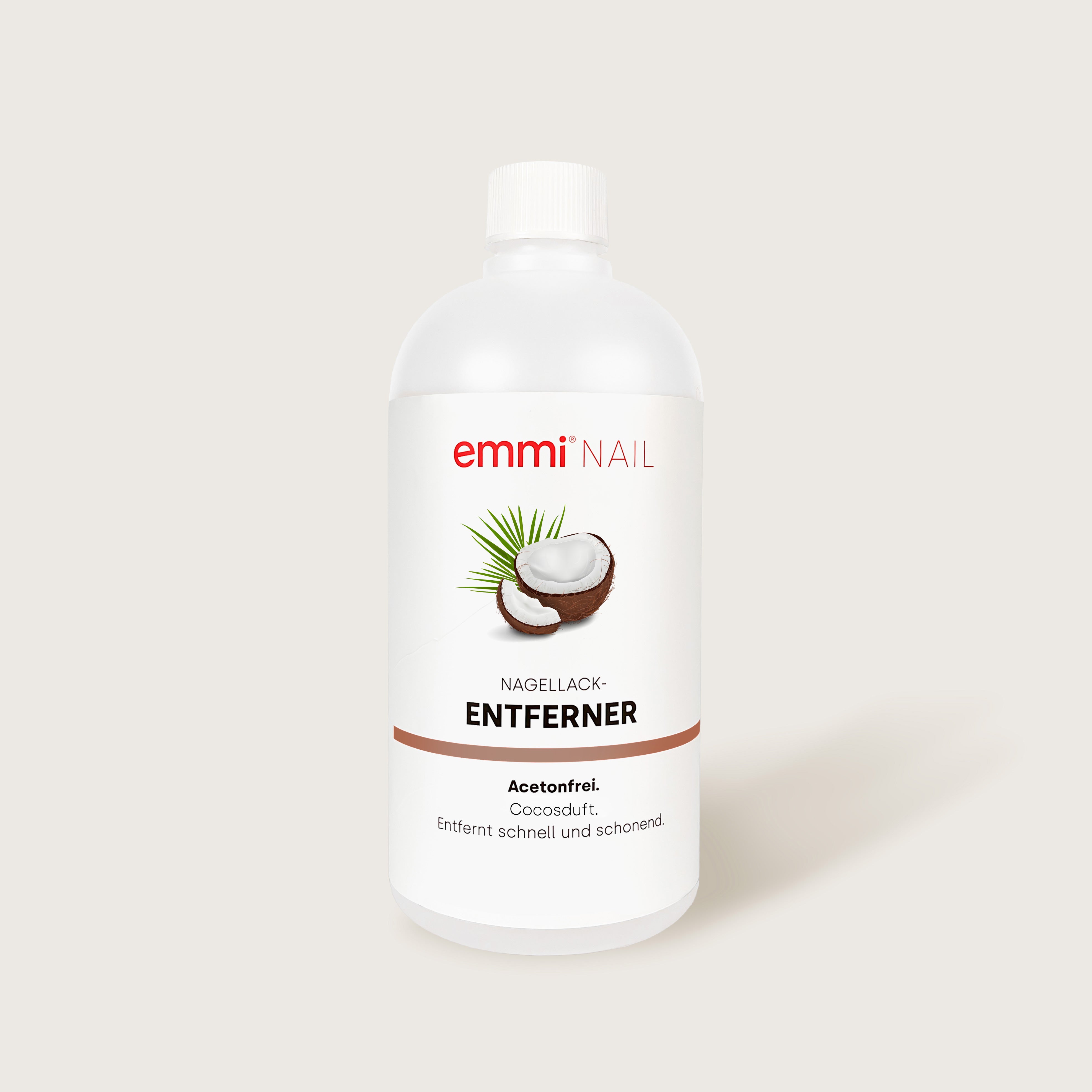 Dissolvant pour vernis à ongles sans acétone à la noix de coco 500 ml
