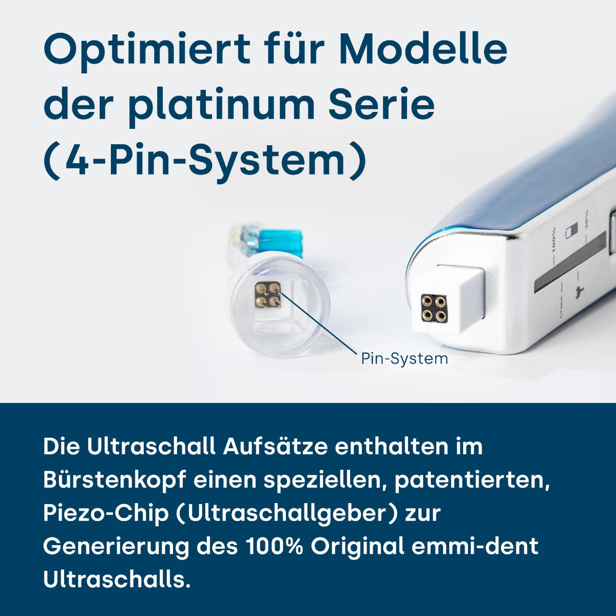 Emmi-dent M4 Ultraschall Aufsatz Platinum