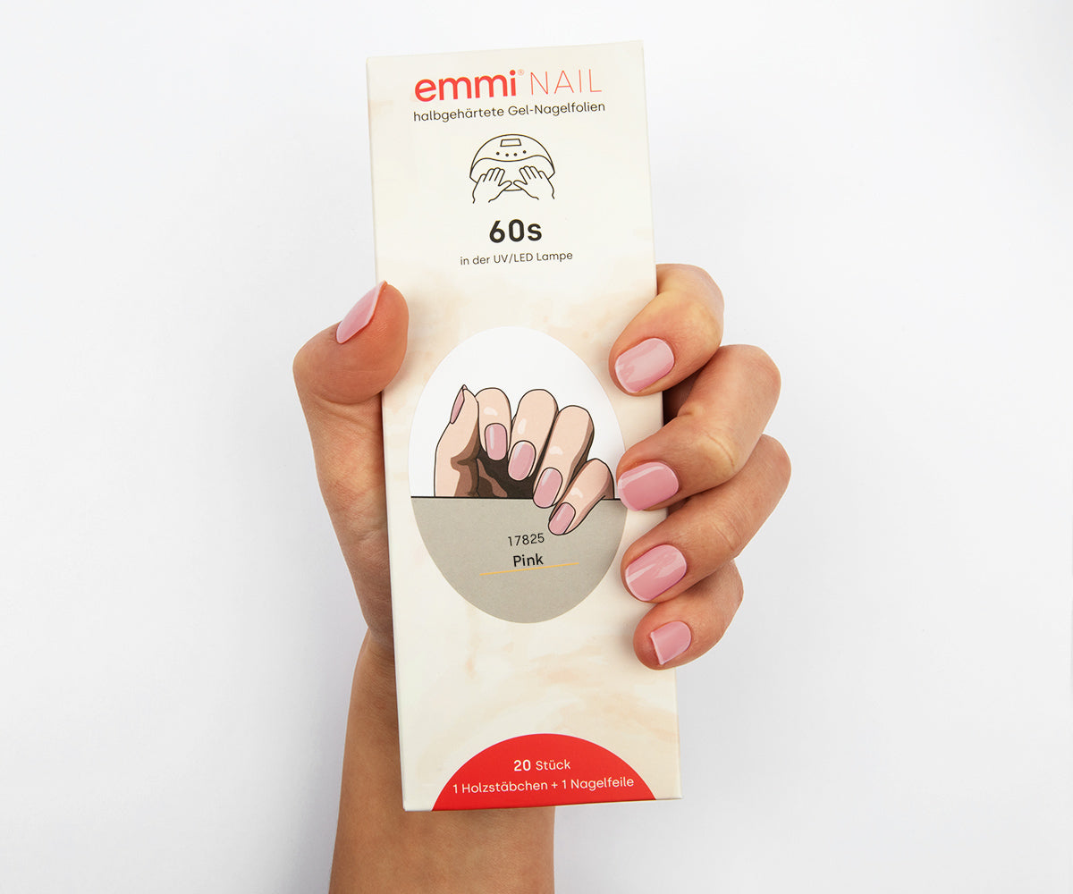 Emmi-Nail Gel Nagelfolien Pink 20Stk.