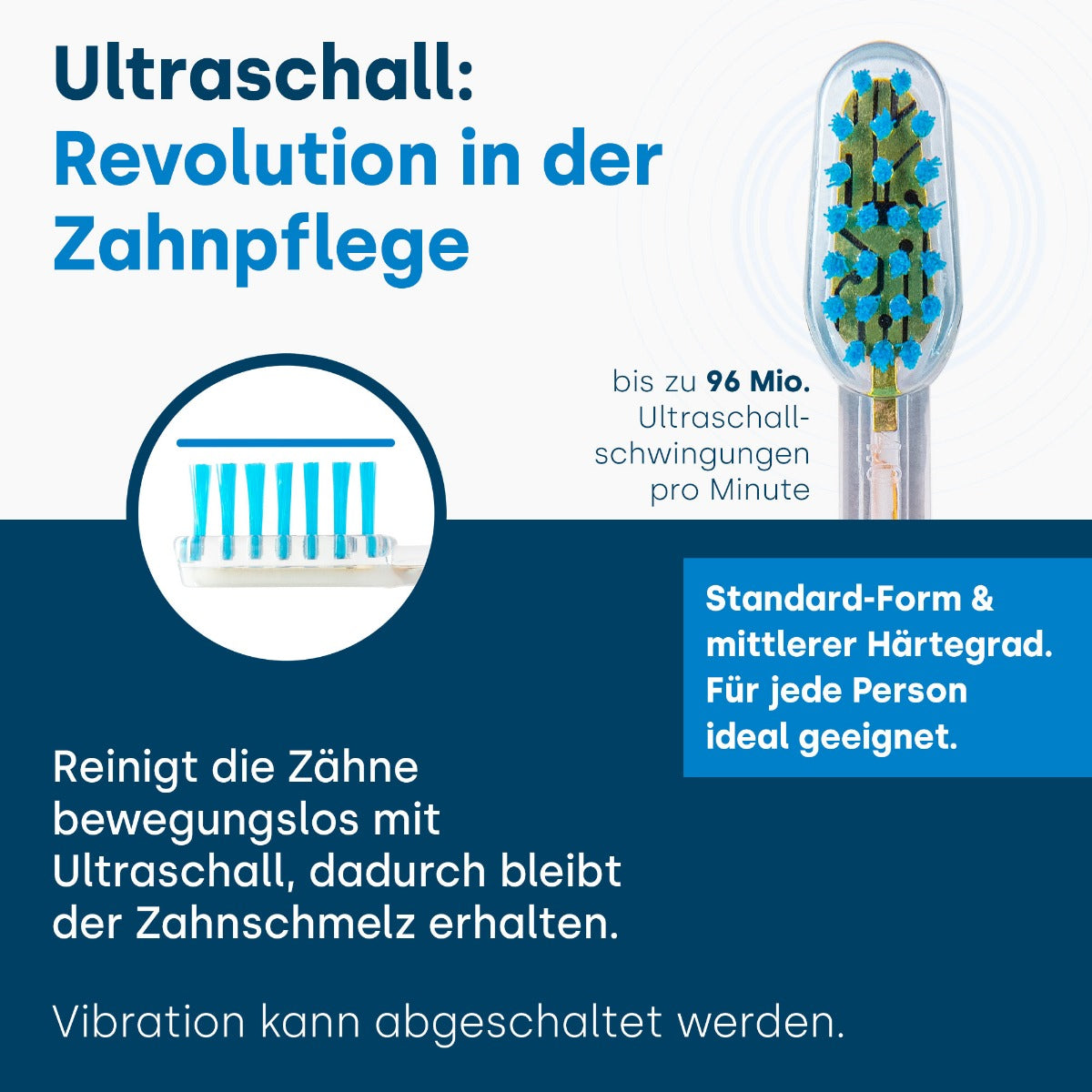 Emmi-dent E2 Ultraschall Aufsatz Metallic & Go