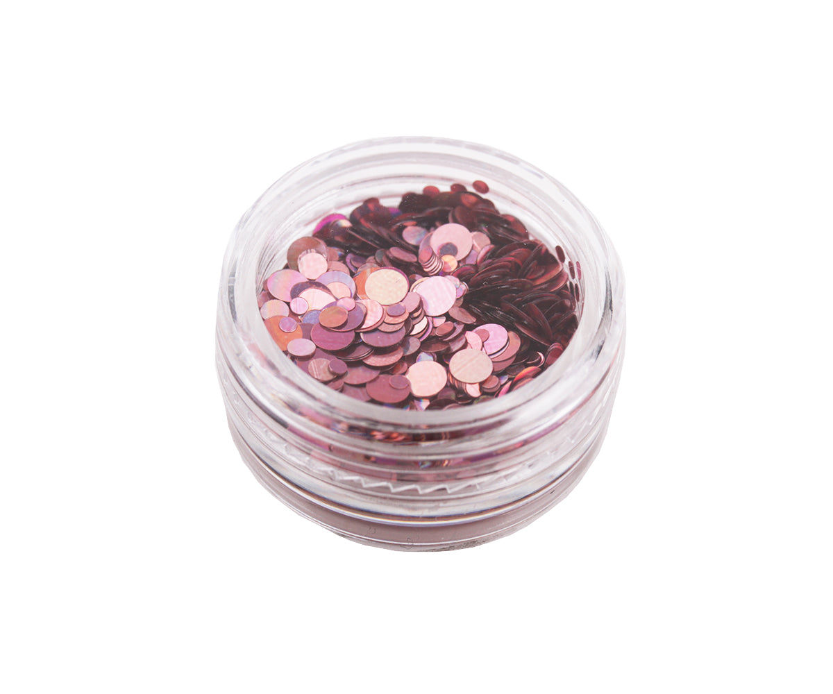 Paillettenmix rosa