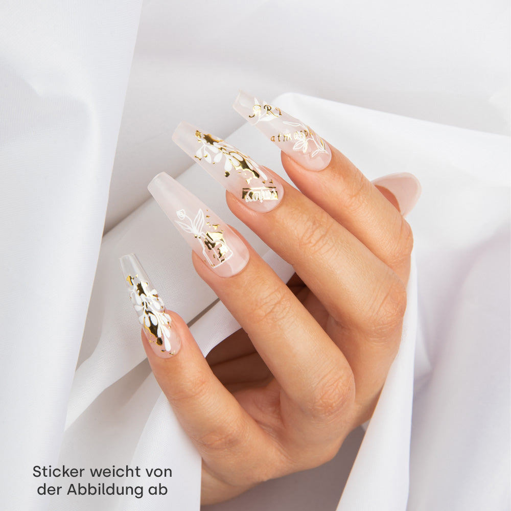 Emmi-Nail 3D Art Nail Sticker Liquid Silver