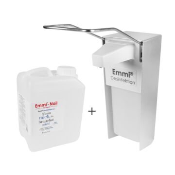Emmi-Nail Desinfektionsspender + 2,5L Desinfektion
