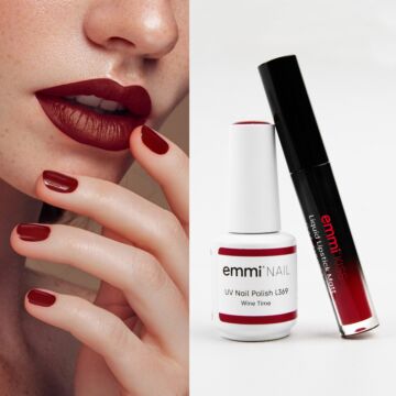 Shellac + Lipstick "Wine Time"