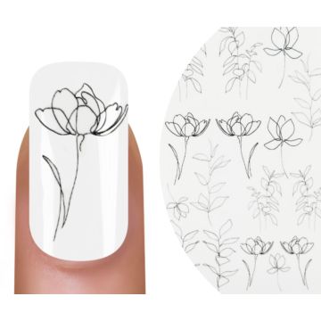 Emmi-Nail Watertattoo Flower Line