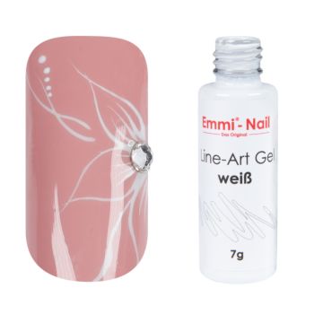 Emmi-Nail Line Art Gel "weiß" 7g