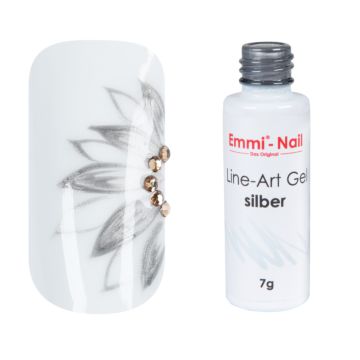 Emmi-Nail Line Art Gel "silber" 7g