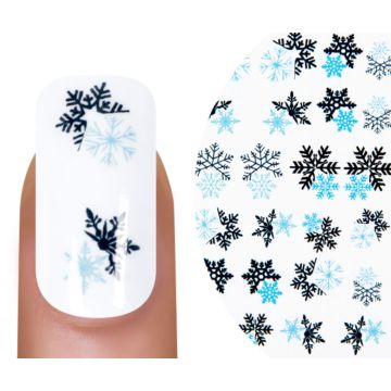 Emmi-Nail Watertattoo Snow Flakes blue