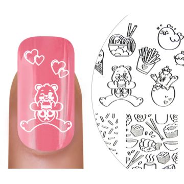 MoYou-London Stamping Schablone Care Bears Magic 03