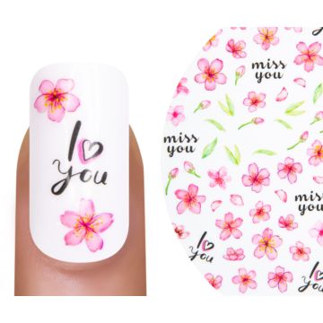 Emmi-Nail 3D Art Nail Sticker Romantic Flower