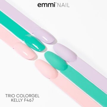 Emmi-Nail Creamy-ColorGel Mini 3er Set "Kelly" -F467-