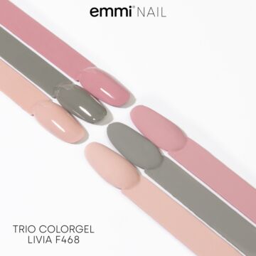 Emmi-Nail Creamy-ColorGel Mini 3er Set "Livia" -F468-