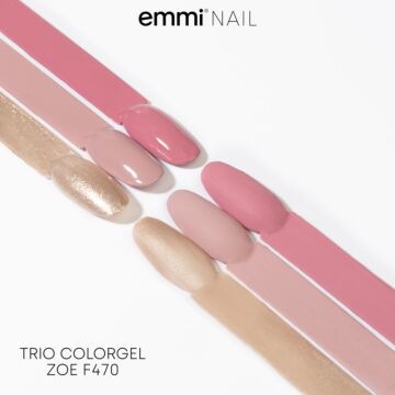 Emmi-Nail Creamy-ColorGel Mini 3er Set "Zoe" -F470-
