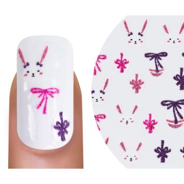 Emmi-Nail 3D Art Nail Sticker Osterhase "Happy"